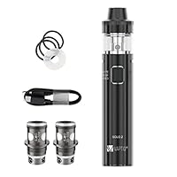 VAPTIO Solo 2 Kit Vape Pen 3000mAh Eingebauter Akku 50W Netzwerkspule für 4,0ml All-in-One-Tank Elektronische Zigarette,No E Liquid No Nicotine (Schwarz)