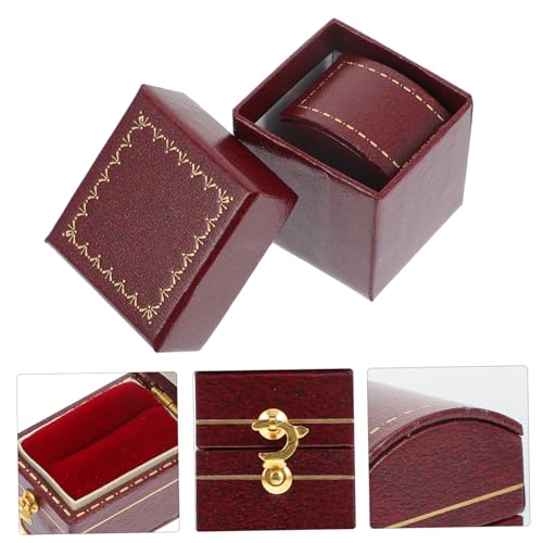 Boîte de rangement vintage sur coiffeuse pour bagues et bijoux - 8