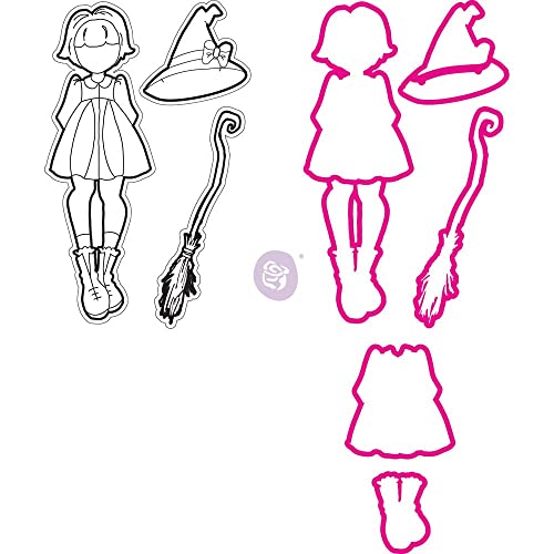 Prima Marketing JN Stamp and Dies-Lil Witch
