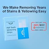 MySweetSmile Teeth Whitening Strips – 6 Month Supply (21 Treatments) – Whiter Teeth in 7 Days – Removes All Types of Stains & Yellowing – Dentist-Approved & Enamel-Safe – IndyBest Award-Winning Brand - Image 2