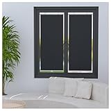 ◆Matériau de haute qualité : le store enrouleur à ventouse est fabriqué en tissu de titane argenté de haute qualité, doux et résistant à l'usure, imperméable à l'eau, résistant à l'humidité, antioxydant, facile à nettoyer, support en alliage d'aluminium en haut, solide et durable, crochets PE sur le rail inférieur, facile à utiliser, il est idéal pour les stores à rouleaux de la maison ;