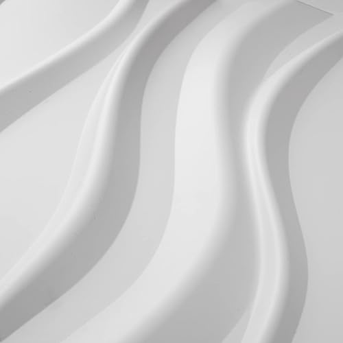 Vista 52 de Art3d Panel cuadrado de pared de 24 x 24 pulgadas (paquete de 12), color gris