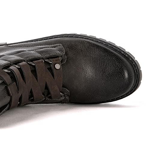 Globalwin Womens Low Heel Buckle Strap Ankle Combat Boot, 22Yy03 Grey, Size 5.5 (Gw-W22Yy03-Grey-Sz-5.5) #TOP5