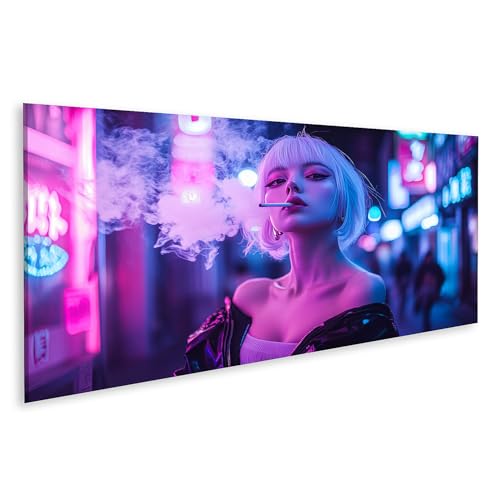 Toile néon islandburner : l'astuce déco pour illuminer un salon sombre