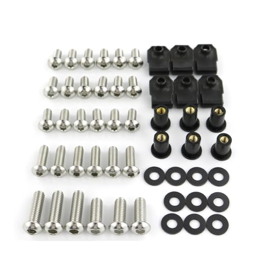 �I�[�g�o�C�{���g�l�W �ɓK�p����A�v�����A RS125 1996 1997 1998 1999 2000 2001 2002 2003 2004 2005�t���t�F�A�����O�{���g�L�b�g�N���b�v�l�W�ꎮ�B(Original silver)