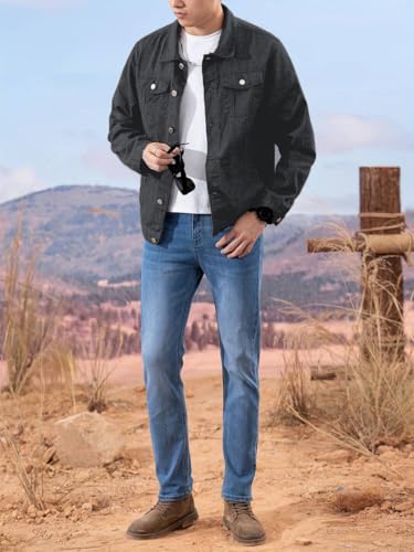 Image of TOPLOT Men's Jacket | Stylish Outerwear Design | Premium Quality | Regular Fit Structure | Comfortable Wear | Trendy Look Styling | Functional Layering | Perfect for Casual & Outdoor Wear (5266)