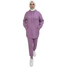 2273_Tesett r Kap onlu E ofman Tak m  - 3  plik, Cepli, Oversize Rahat Kesim, Mevsimlik Spor Tak m