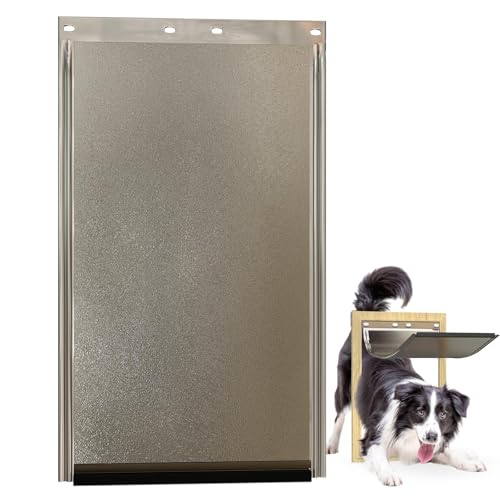 PAC11-11038 Dog Door Replacement Flap Weatherproof & Magnetic Seal Compatible with PetSafe Freedom Doors (Medium Size 8 1/8 x 12 7/8) (Medium)