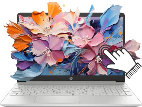HP 15.6インチHDタッチスクリーン学生用ノートパソコン、16GB RAM、1TB NVMe SSD、Intel 6-Core i3-1215U(>i5-1035G1)、テンキーパッド、HDMI、WiFi、Type-C、高速充電、Windows 11、