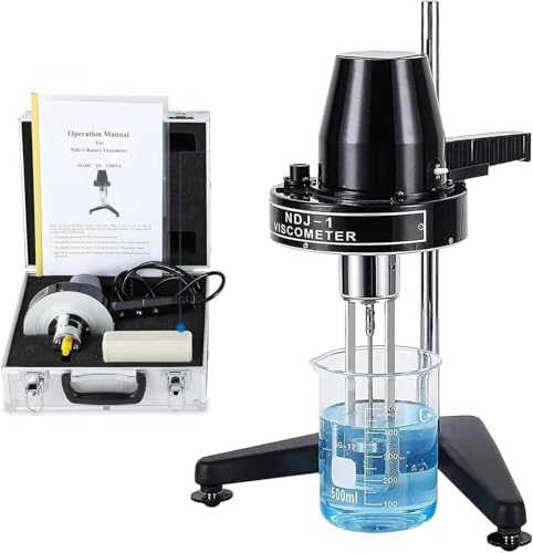 Digital Viscometer, Portable Lab Rotary Viscosity Meter 10-100,000 mPa.s, Accurate Newtonian Liquid Measurement, Ideal for Laboratory and Industrial Use