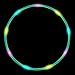 Produktbild alldoro LED Hoop Fun Reifen 80cm - Hula Hoops mit 12 blinkenden LED´s (Grün/blau)