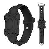 Kids Wristband Airtag Bracelet Case - Silicone AirTag Holder Watch Push Pop Bubble Fidget Toys Locator Protective Cases Anti-Loss for Children and Old Man Compatible with Apple AirTags 2021