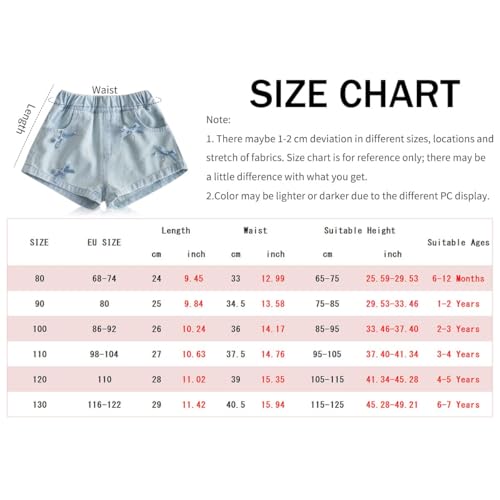 Jeans imprimés mignons pour bébé en denim doux de haute qualité - 5