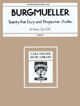 Paperback L324 - Burgmuller: Twenty-Five Easy and Progressive Studies (PIANO) Book