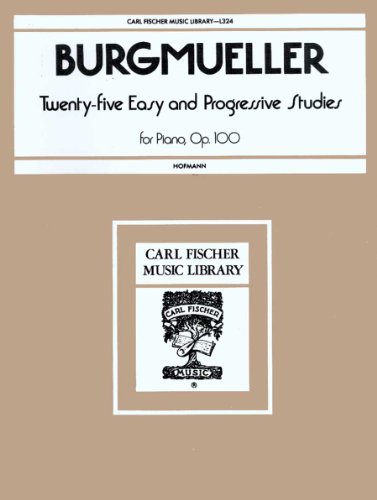 L324 - Burgmuller: Twenty-Five Easy and Progres... 0825810787 Book Cover