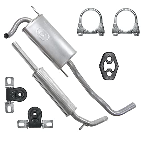 Polmo Schaldampferset Auspuff für VW Lupo 1 I Polo 3 III 6N 1.0 1.3 1.4 1.6