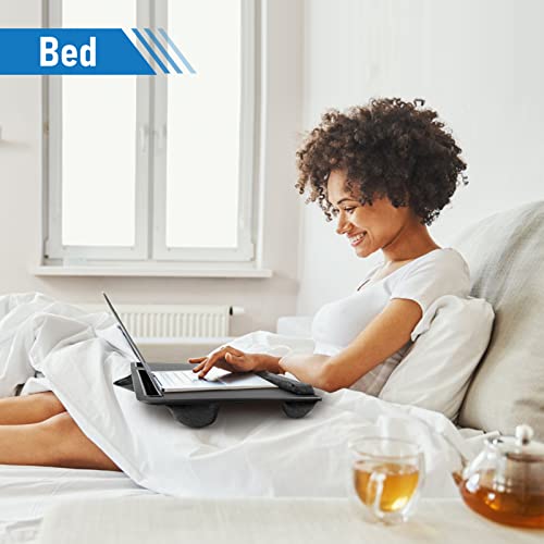 Lap Desk - Portable Laptop Lap Desk With Pillow Cushion, 21.7 Inch Laptop Desk With Anti-Slip Strip For Home Office Working And Reading #TOP6