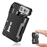 WUBEN G5 Rechargeable Torch, 400 Lumens Super Bright EDC Small Torches with RGB Light, Mini Magnetic Keychain Torch, Lightweight Small Camping Flashlight for Outdoor Home Emergencies (Black)