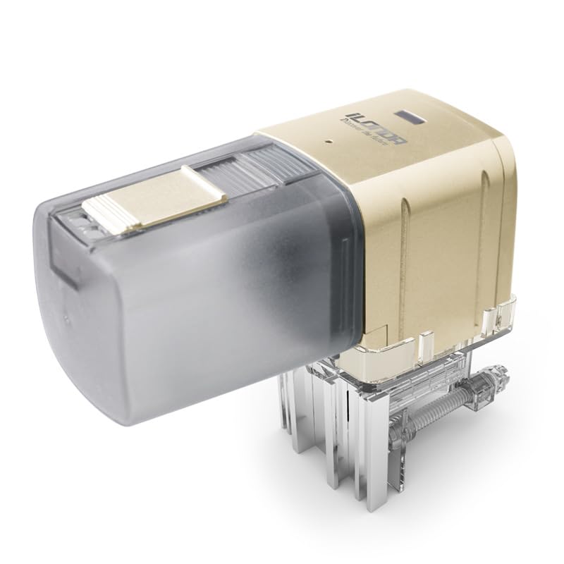 Aquarium Wi-Fi Fish Feeder Automatic Fish Feeders Auto Fish Food Timer Feeder for Fish Tank (Silver)