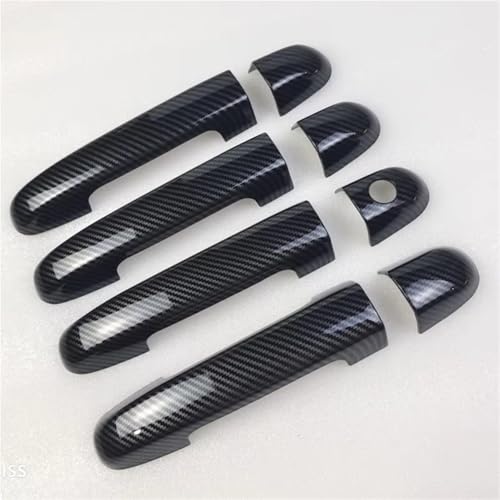 Accessoires poignée porte Kia Forte 2009-2012 couvre carbone