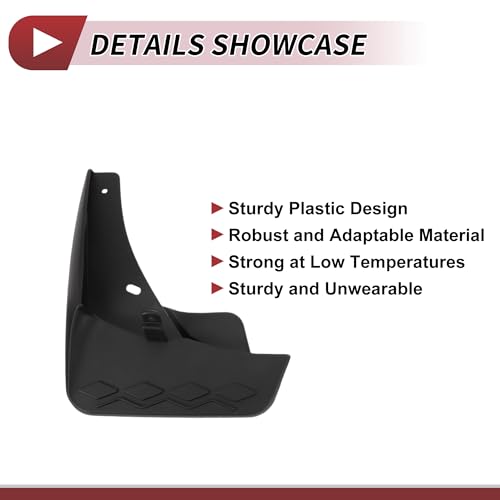 Image of 1 Set Mud Flaps Splash Guards for Volkswagen Tiguan Pro R-Line 2024 Front and Rear Mud Guards W /Mount Accessories