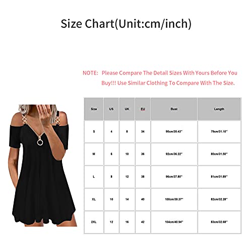 Winter Dresses, Funny Christmas Sweater Low Cut Backless Dress Tropical Sweater Women Casual Sling Off Shoulder Short Sleeve Zipper V-Neck Feather Printed Dress Women's Night Out (Xl, Black) #TOP5