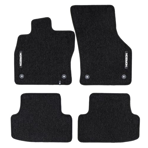 FROGUM Horizon Tapis Auto Velour Moquette pour Audi A3 8Y Depuis 2020| Inodores | avec Fixations | Pratiques et élégants