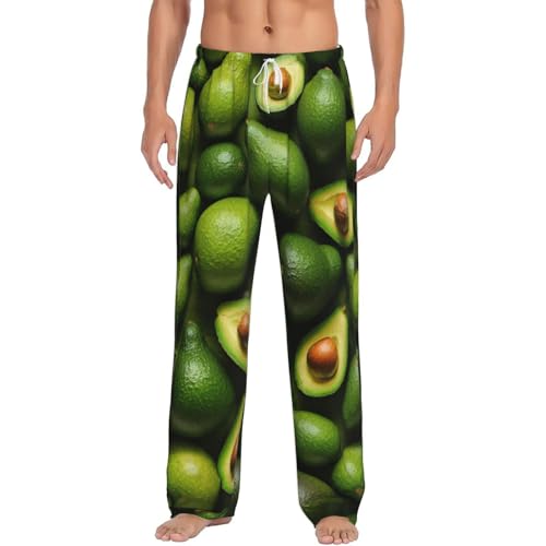 Pantalon de pyjama homme avocat confortable, vêtement de nuit fluide et élégant