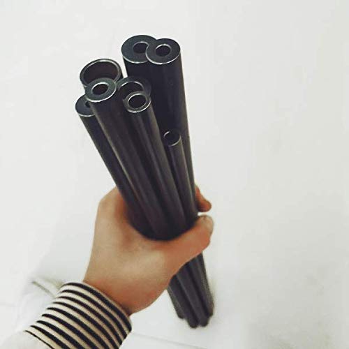 TOOLAE - 16mm Hydraulic Alloy Precision Steel Tubes Explosion-proof Inner Mirror Pipe for Home Diy Outdoor Tool (OD16mm-300mm-long ID-6.35mm)