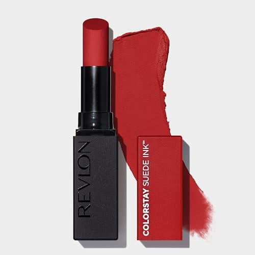 Image of REVLON ColorStay Suede INK Lipstick, Waterproof, Longwear, Transfer proof, Antioxidant-rich Vitamin E, With Vegan Formula made without parabens, Bread Winner - 016