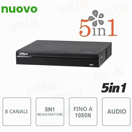 XVR4108HS DVR 8 Canali 5in1 HDCVI+AHD+TVI+ANALOGICO+IP 1080N Audio