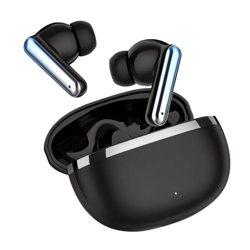 Image of Wireless Ear Buds X550 for OnePlus Nord 3 5G 256GB Earphones Cinematic Spatial Audio, 20hrs Playtime, Bluetoot Headphones mic Type C Fast Charging -C-Black