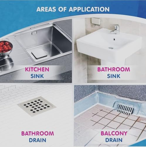 COPYLINE Caustic Soda Flakes for Effective Drain & chimney Cleaner | Clear Powder Drain Clogged Sinks & Pipes | Multipurpose Cleaning - 500 Grams