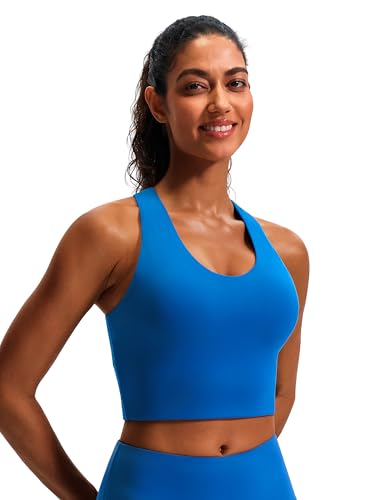 Image of Sports Bras for Women Criss-Cross Back Padded Workout Tank Tops Medium Support Crop Tops for Women