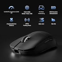 MCHOSE L7 Ultra kabellose Gaming-Maus, PAW3950, 42.000 DPI – Ansicht 5