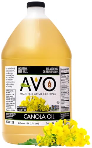 AVO NON-GMO Certified Expeller Pressed Canola Oil - 1 Gallon
