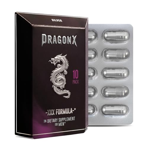 DRAGONX Silver Male Supplement for Stamina, Strength, Energy, Endurance and Drive, Fast Acting & Long Lasting Formula | 10 Capsule Pack - Image 3