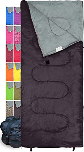 REVALCAMP Sleeping Bag Indoor & Outdoor Use. Great for Kids, Boys, Girls, Teens & Adults. Ultralight...