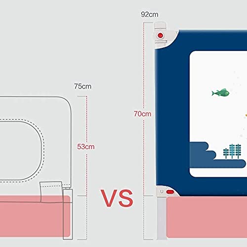 Riel de Cama para niños portátil y plegable anticuadas de 200cm 5