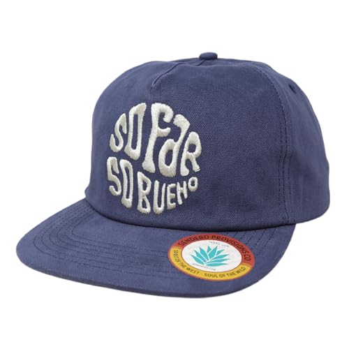 Image of Sendero Provisions Co. So Bueno Adjustable Snapback Hat with Embroidered Design (Blue) - One Size
