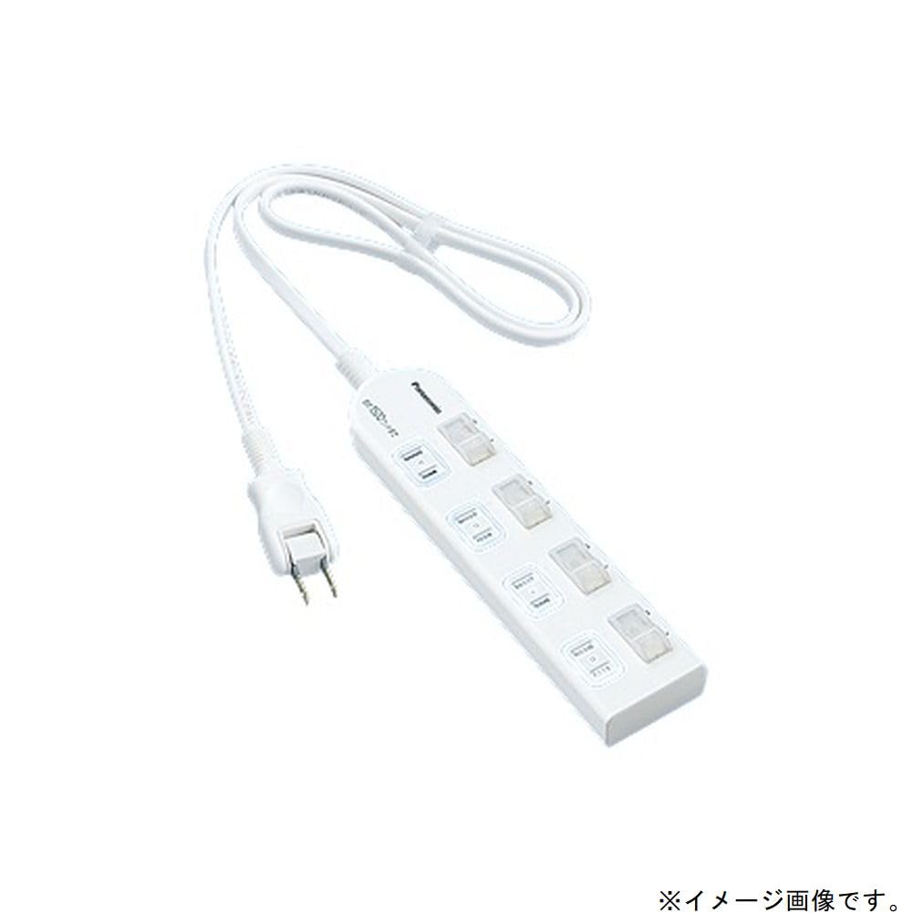 Amazon.co.jp: パナソニック ザ・タップX 個別スイッチ付 4個口 2m