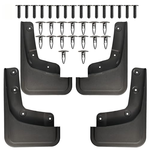XUKEY 4 parafanghi paraspruzzi per Ford Ranger 2024 2025 parafanghi protezione per pneumatici posteriore anteriore accessori auto di ricambio
