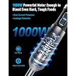 1000W Powerful Immersion Blender handheld, 2025 New Update Hand Blender with 25-Speed, Scratch-Resistant Hand Mixer with Heavy-Duty Copper Brushless Motor and Gift Box - Image 2