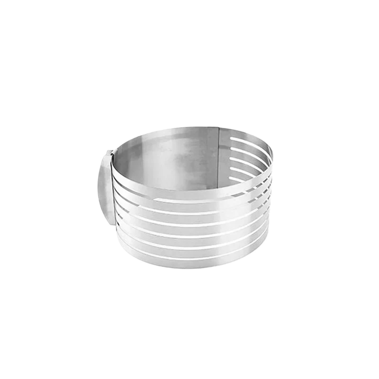 Tortenring 6-12 Zoll Einstellbare Edelstahl Kuchen Slicer Form Backformen Cutter Kuchen Ring Backen Kuchen Werkzeuge Brot Slicer Layered BakingTool(S)