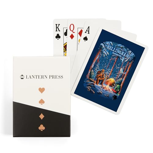 Baraja de Póker tamaño poker 52 cartas Lantern Press