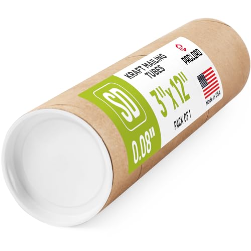 Tube d'expédition en papier kraft haute résistance pour la protection de vos plans