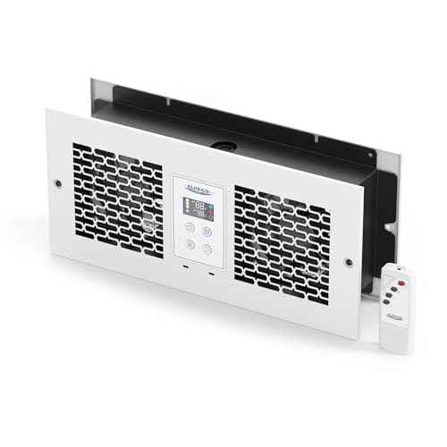 ALORAIR Room to Room Fan with Remote Control, 300CFM Through Wall Ventilation Fan with Dual Fans, Temperature Control, for Kitchen, Laundry, Room, RTR300CV