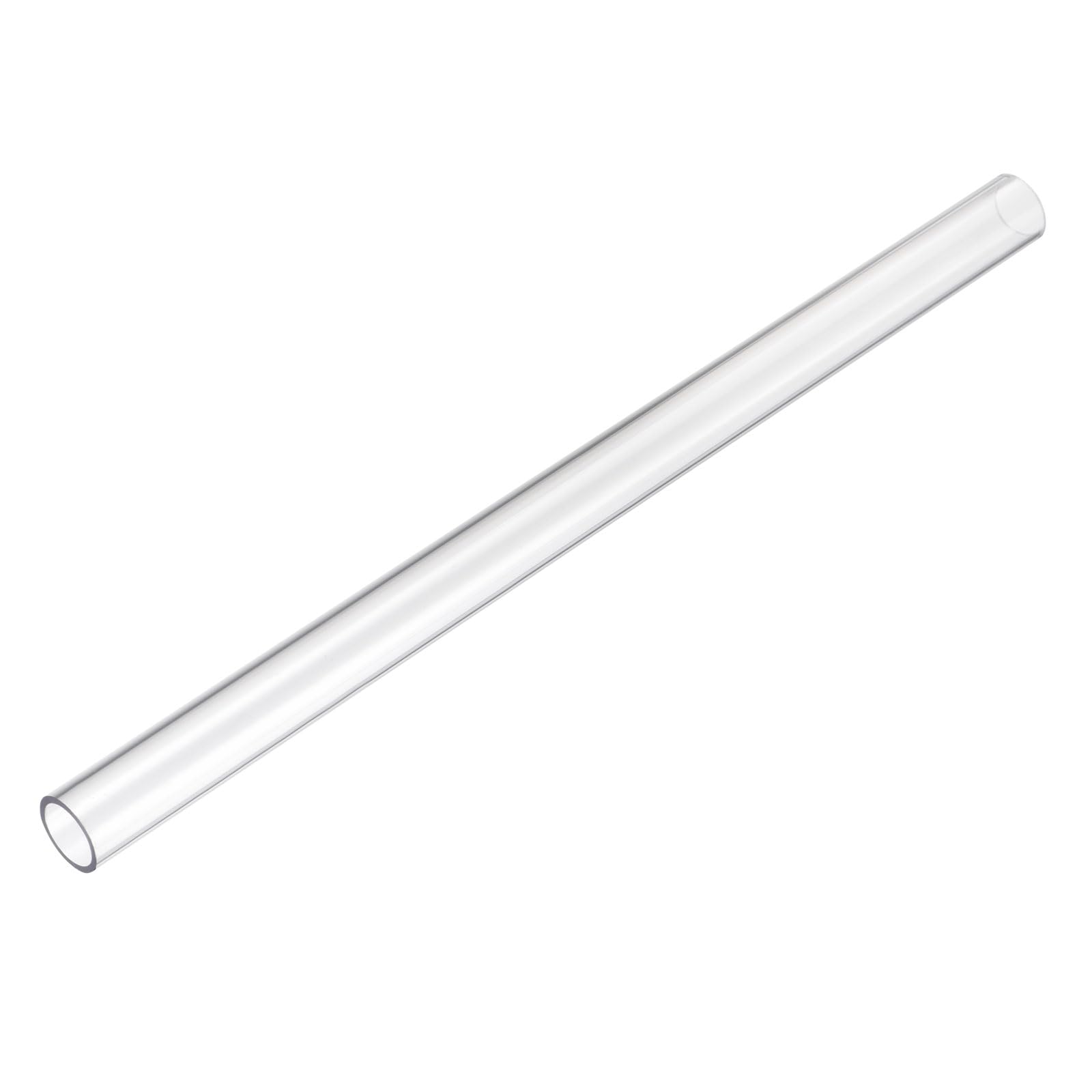 uxcell Clear Rigid Tubing 15mm(0.6") ID x 19mm(3/4") OD x 1Ft(305mm) Length Round Plastic Polycarbonate Tube