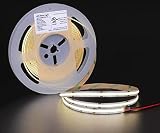 dephen UL-Listed COB LED Strip Lights - 5m/16.4ft COB LED Strip 4000K 5500Lm CRI 90+ LED Light Strip