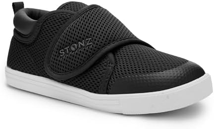 Stonz Cruiser™ Original Toddler Shoes – Breathable, Vegan, with Adjustable Fit Black